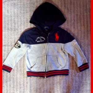 Ralph Lauren Polo zip Hoodie Sweater
